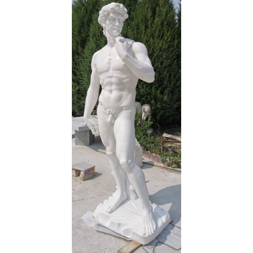 Customized White Marble David Sculpture