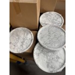 Home Decorative Modern Green Square Marble Serving Tray