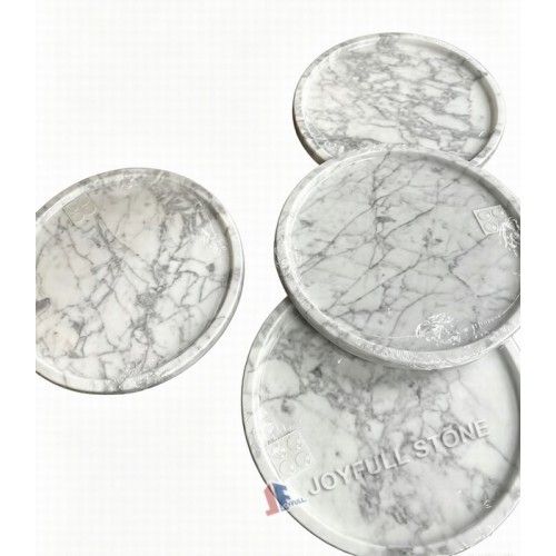 Home Decorative Modern Green Square Marble Serving Tray