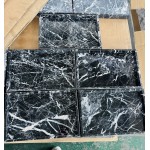 Home Decorative Modern Green Square Marble Serving Tray