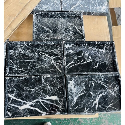Nero Marquina Marble Trays