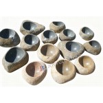 Natural stone basins