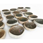 Natural River Stone Shallow Bowls & Basins