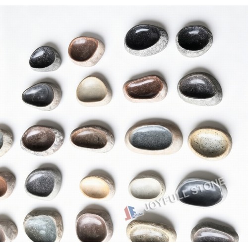 Natural River Stone Bowls &ndash; Small Stone Bowls for Home D&eacute;cor