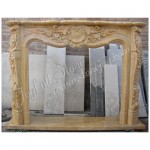 FG-044, White Marble Fireplace