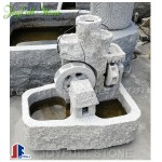 Granite Stone water Wheel fountain for garden