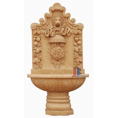 GFQ-054, Yellow marble wall fountain