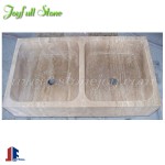 SK-142-1, Stone Double Sinks