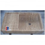 SK-142-1, Stone Double Sinks