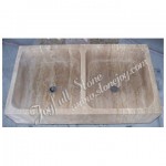 SK-142-1, Stone Double Sinks