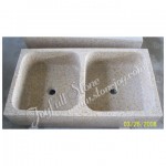 SK-142-1, Stone Double Sinks