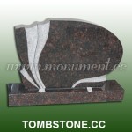 MH-014, Granite Headstones with Vases