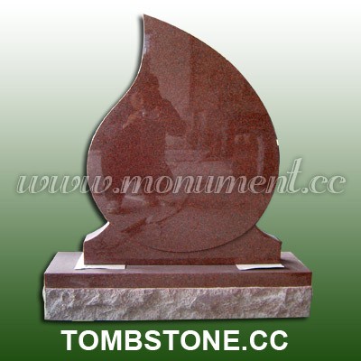 MU-480, lágrima lápida de granito gota