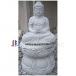 KF-244-3, Granito Buda sentado Estatua