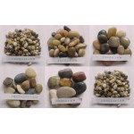 Colourful stone pebbles