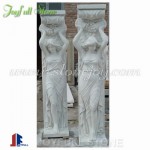 DC-200, Hunan White Marble Statuary Columns