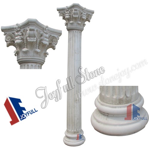 DC-303, White marble columns