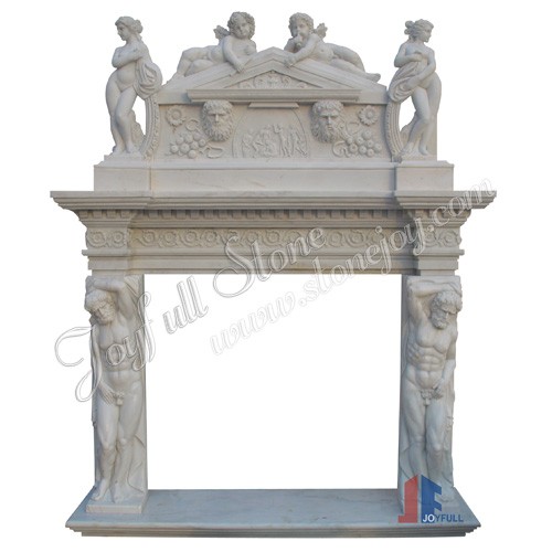 FO-101, Overmantel Mármol Con La Estatua