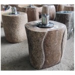 Natural stone oil lamp