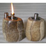 Natural stone oil lamp