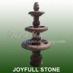 GFT-112, Polished red granite fountain