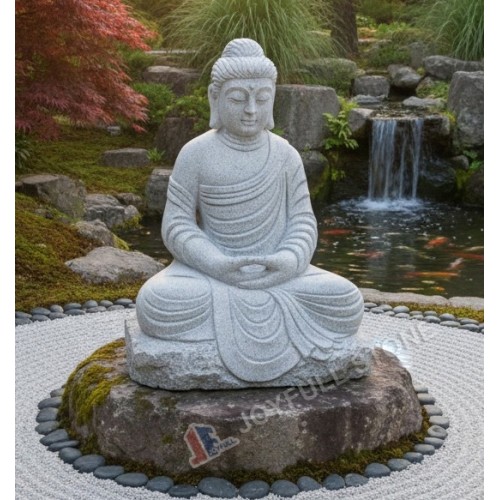 KF-254, Granite Sitting Buddha Statue
