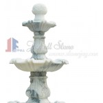 GF-023, 3 tiers white marble fountain