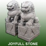 KQ-048, Chinese lion statues