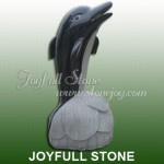 KY-004, Black stone dolphin statue