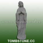 MS-364, Marble Mary Praying Statue