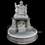 GFP-028, Marble wall fountain with statues