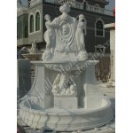 GFP-028, Marble wall fountain with statues