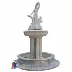 GFP-088, Carved white marble fountain