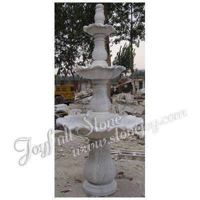 GFT-123, White marble fountain