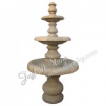 GFT-112, Polished yellow granite fountain