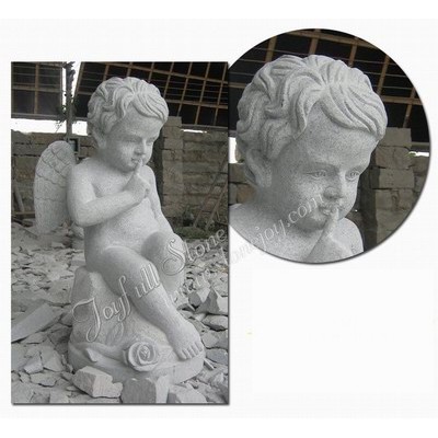 KC-121, Mischievous Cupid Sculpture in soild granite