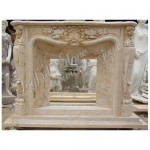 FG-052, American Style Marble Fireplace Mantel Modern