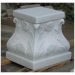 Marble pedestal for statues