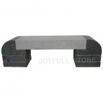 GT-012, grey and black stone bench