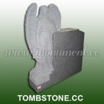 MS-610, Grey granite angel headstone