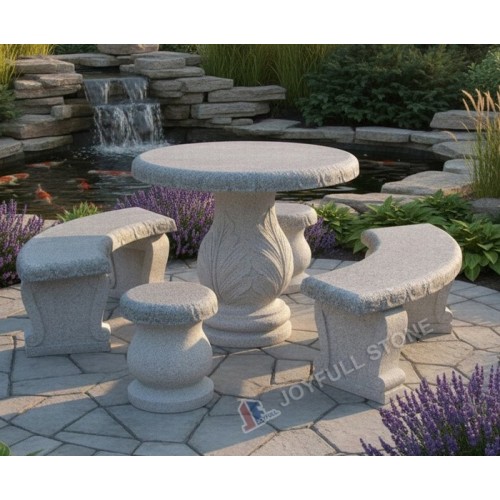 GT-001, Conjunto de mesa de granito al aire libre
