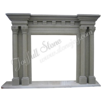 FC-224, Antique Roman Pillar Fireplace