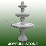 GFT-033-2 3 Tiers White marble Fountain
