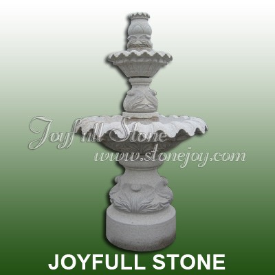 GFT-103, Carved 2 tiers stone fountain