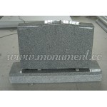 MU-218-1, Grey granite upright monument