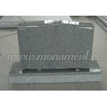 MU-218-1, Grey granite upright monument