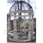 GN-438, Stone Gazebo With Copper Cover