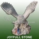 KE-154, Granite Eagle Sculpture