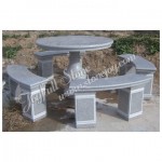 GT-469, Light grey granite table set