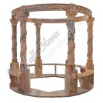 GN-584, Red Marble Garden Gazebos